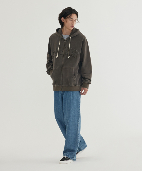 COVERNAT(カバーナット)の「ピグメントアーチロゴフードジップアップライトパープル(パーカー・レディース・その他・SMALL/MEDIUM/LARGE/X-LARGE)」の5枚目の写真