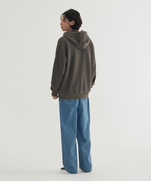 COVERNAT(カバーナット)の「ピグメントアーチロゴフードジップアップライトパープル(パーカー・レディース・その他・SMALL/MEDIUM/LARGE/X-LARGE)」の6枚目の写真