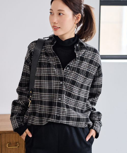 FRAMeWORK ネルチェックシャツ セール】ネルチェックシャツ（シャツ/ブラウス）｜FRAMeWORK（フレーム