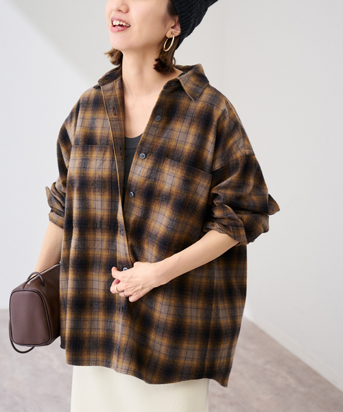セール】ネルチェックシャツ（シャツ/ブラウス）｜FRAMeWORK（フレーム