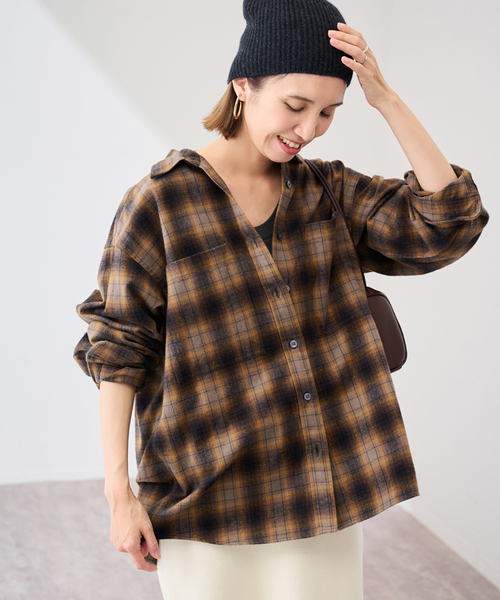 セール】ネルチェックシャツ（シャツ/ブラウス）｜FRAMeWORK（フレーム