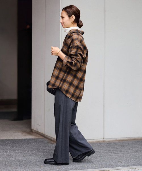 セール】ネルチェックシャツ（シャツ/ブラウス）｜FRAMeWORK（フレーム