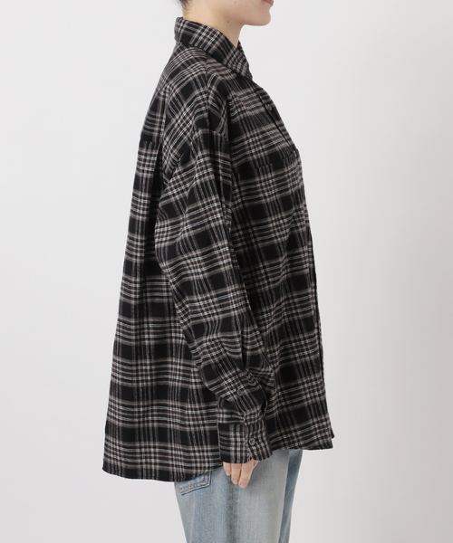 FRAMeWORK（フレームワーク）の「ネルチェックシャツ（シャツ/ブラウス・レディース・ブラウン/ブラック・FREE）」の16枚目の写真