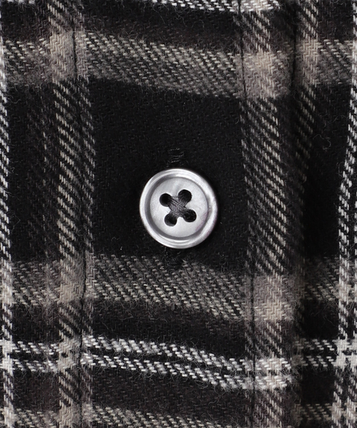 FRAMeWORK（フレームワーク）の「ネルチェックシャツ（シャツ/ブラウス・レディース・ブラウン/ブラック・FREE）」の7枚目の写真