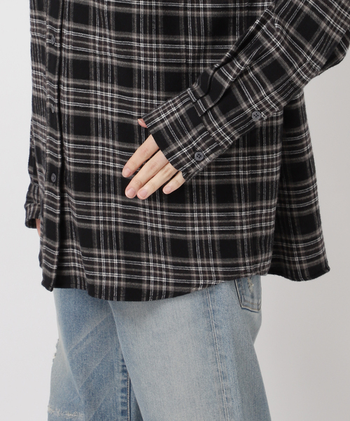 FRAMeWORK（フレームワーク）の「ネルチェックシャツ（シャツ/ブラウス・レディース・ブラウン/ブラック・FREE）」の8枚目の写真