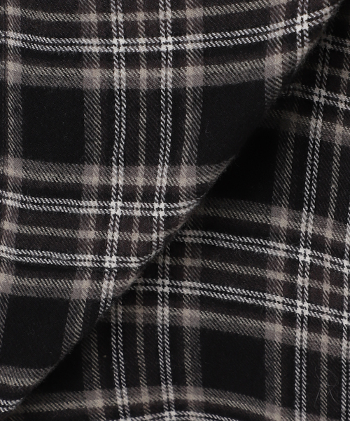 FRAMeWORK（フレームワーク）の「ネルチェックシャツ（シャツ/ブラウス・レディース・ブラウン/ブラック・FREE）」の10枚目の写真