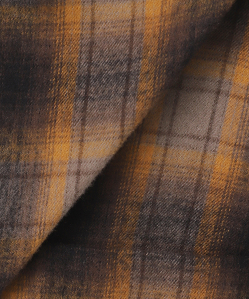 FRAMeWORK（フレームワーク）の「ネルチェックシャツ（シャツ/ブラウス・レディース・ブラウン/ブラック・FREE）」の4枚目の写真