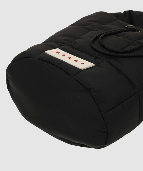 MARNI（マルニ）の「PUFF / バケットバッグ（ショルダーバッグ・レディース・ピンク/ブラック・ONE SIZE）」の4枚目の写真