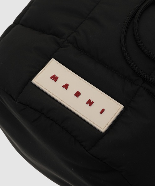 MARNI（マルニ）の「PUFF / バケットバッグ（ショルダーバッグ・レディース・ピンク/ブラック・ONE SIZE）」の5枚目の写真