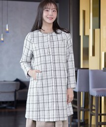 ノーカラーコート（ツイード）ファッション通販 - ZOZOTOWN