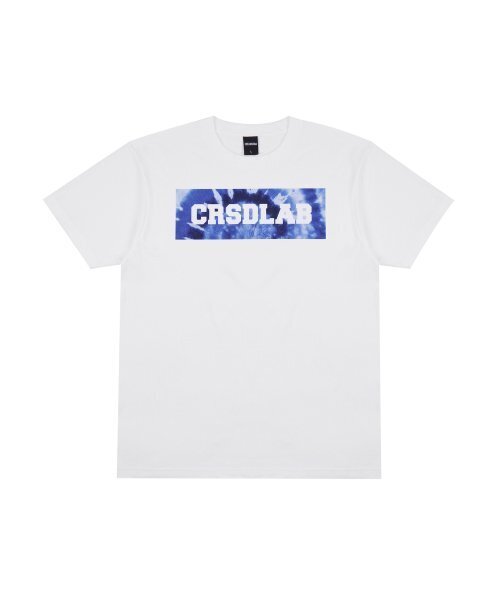 CREAM SODA LAB(クリームソーダラボ)の「クリームソーダラップ タイダイ ボックス 半袖Tシャツ ホワイト ブルー(Tシャツ/カットソー・メンズ・その他・LARGE/MEDIUM/X-LARGE/XX-LARGE)」の2枚目の写真