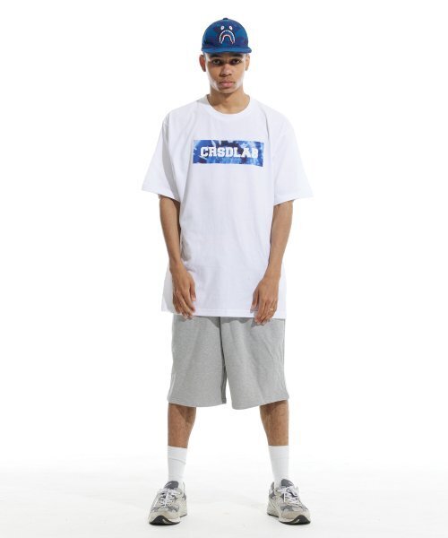 CREAM SODA LAB(クリームソーダラボ)の「クリームソーダラップ タイダイ ボックス 半袖Tシャツ ホワイト ブルー(Tシャツ/カットソー・メンズ・その他・LARGE/MEDIUM/X-LARGE/XX-LARGE)」の6枚目の写真