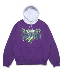 WILD GRAPHIC HOOD SWEAT SHIRT_PURPLE