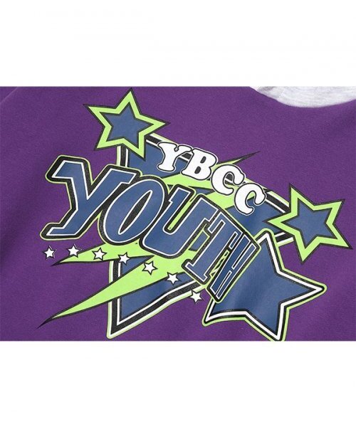 youthbath(ユースバース)の「WILD GRAPHIC HOOD SWEAT SHIRT_PURPLE(パーカー・レディース・その他・MEDIUM/LARGE)」の3枚目の写真
