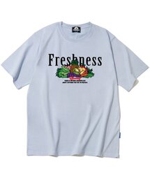 TRIPSHION（トリップション）の「FRESHNESS FRUITS & VEGE GRAPHIC Tシャツ - パープル（Tシャツ/カットソー）」