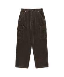 CORDUROY WASHED CARGO PANTS BROWN(CV2EFUPA10A)