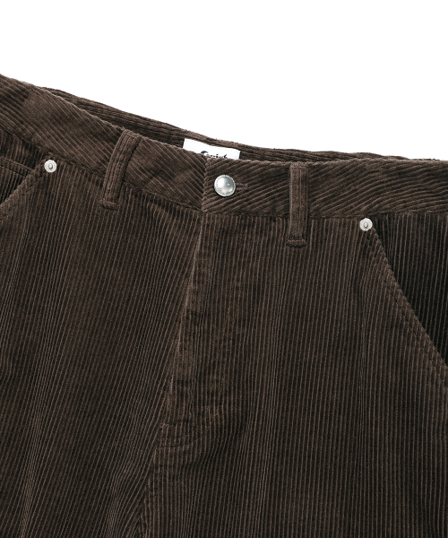 Cavish（カビシ）の「CORDUROY WASHED CARGO PANTS BROWN(CV2EFUPA10A)（その他パンツ・レディース・ブラウン・LARGE/MEDIUM/SMALL）」の3枚目の写真