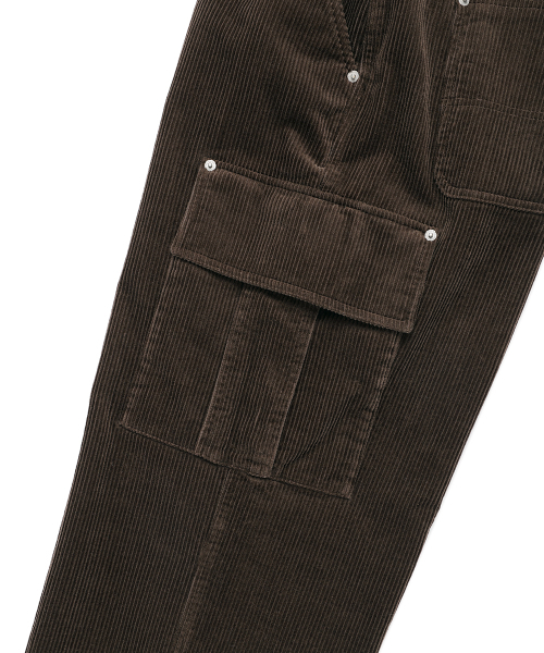 Cavish（カビシ）の「CORDUROY WASHED CARGO PANTS BROWN(CV2EFUPA10A)（その他パンツ・レディース・ブラウン・LARGE/MEDIUM/SMALL）」の5枚目の写真