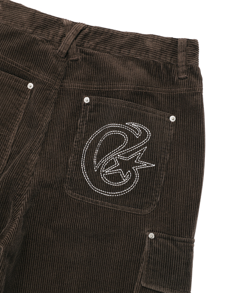 Cavish（カビシ）の「CORDUROY WASHED CARGO PANTS BROWN(CV2EFUPA10A)（その他パンツ・レディース・ブラウン・LARGE/MEDIUM/SMALL）」の7枚目の写真