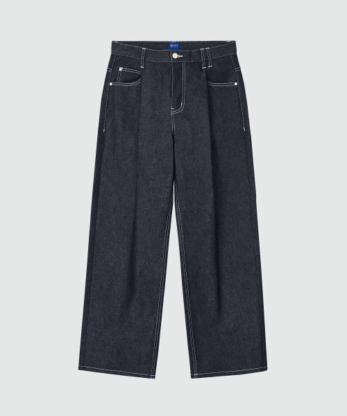 DECET(デケト)の「Deep Pleats Wide Jeans DCPT030CPIndigo(デニムパンツ・レディース・その他・34/32/30/26/28)」の11枚目の写真