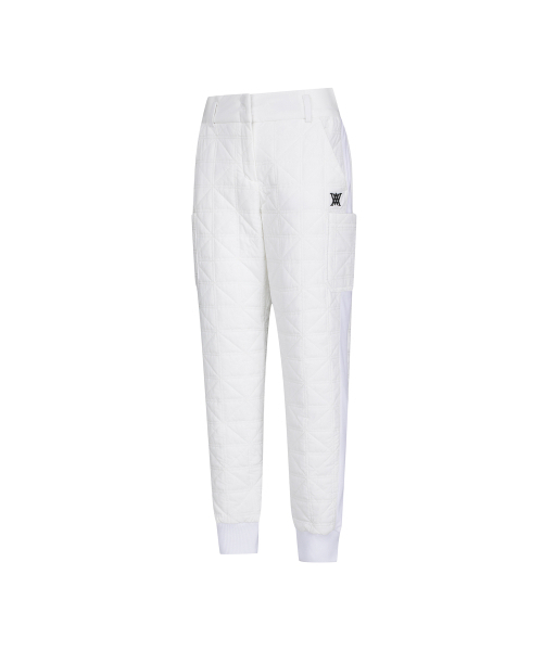 ANEW GOLF(アニューゴルフ)の「W THINSULATE QUILTING PONIT JOGGER L/PT_WH(スウェットパンツ・レディース・その他・LARGE/MEDIUM/XX-SMALL/X-SMALL/SMALL)」の3枚目の写真