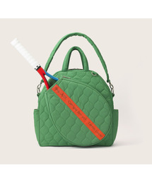 HEYJUD（ヘイジュード）の「Mate Tennis Bag メイトテニスバッグ (ソウルグリーン_オレンジ)（スポーツグッズ）」