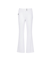 WOMEN SM ESSENTIAL BOOTCUT PANTS_WH