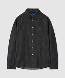 DECET（デケト）の「Over Denim Shirts DCSH003Black（シャツ/ブラウス）」
