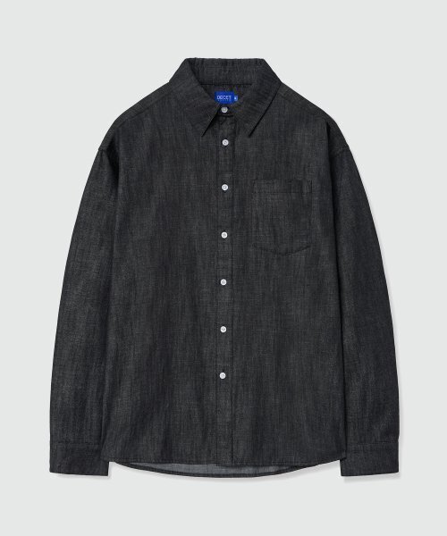 DECET（デケト）の「Over Denim Shirts DCSH003Black（シャツ/ブラウス・レディース・その他・SMALL/LARGE/MEDIUM）」の10枚目の写真