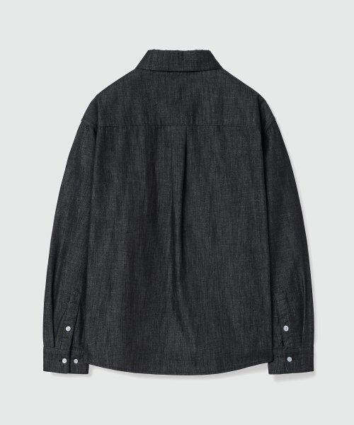 DECET（デケト）の「Over Denim Shirts DCSH003Black（シャツ/ブラウス・レディース・その他・SMALL/LARGE/MEDIUM）」の11枚目の写真