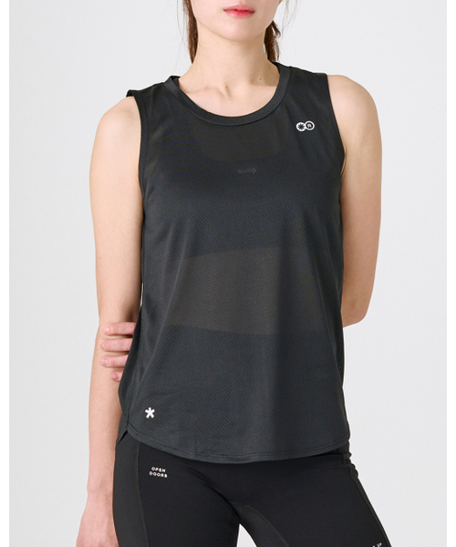 REACTIFY(リアクティファイ)の「レディース メッシュ シングレット ブラック(Tシャツ/カットソー・レディース・その他・SMALL/MEDIUM/LARGE)」の1枚目の写真