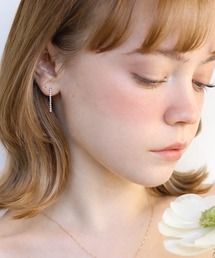 ダイヤモンド ロング テニス ピアス | K10YG〈Web限定〉
