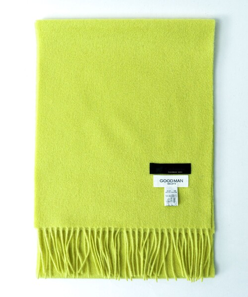 NOLLEY’S(ノーリーズ)の「カシミヤマフラー30(マフラー・メンズ・チャコールグレー/ライトブルー/ブラック/イエロー/ネイビー/パープル・FREE)」の7枚目の写真