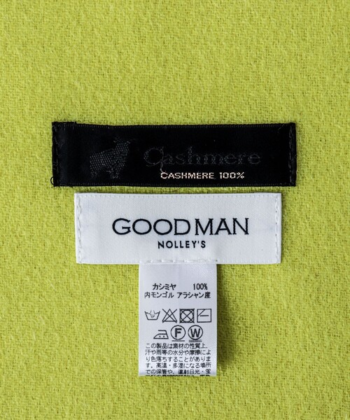 NOLLEY’S(ノーリーズ)の「カシミヤマフラー30(マフラー・メンズ・チャコールグレー/ライトブルー/ブラック/イエロー/ネイビー/パープル・FREE)」の8枚目の写真