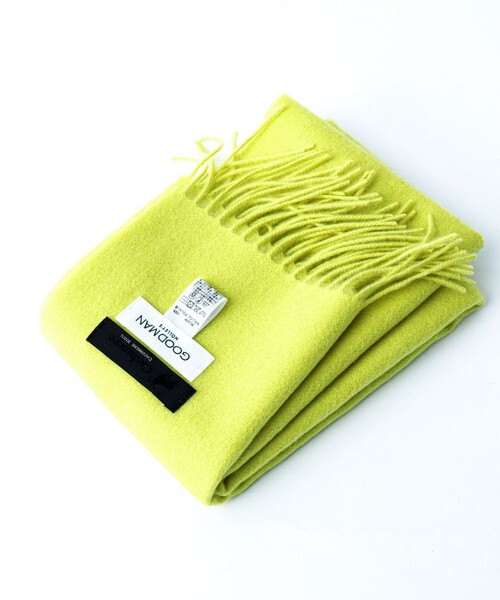 NOLLEY’S(ノーリーズ)の「カシミヤマフラー30(マフラー・メンズ・チャコールグレー/ライトブルー/ブラック/イエロー/ネイビー/パープル・FREE)」の11枚目の写真