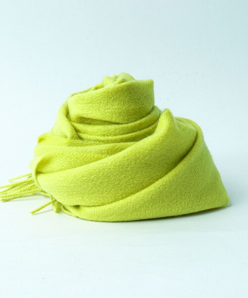 NOLLEY’S(ノーリーズ)の「カシミヤマフラー30(マフラー・メンズ・チャコールグレー/ライトブルー/ブラック/イエロー/ネイビー/パープル・FREE)」の14枚目の写真