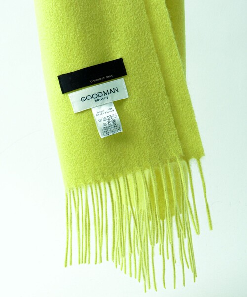 NOLLEY’S(ノーリーズ)の「カシミヤマフラー30(マフラー・メンズ・チャコールグレー/ライトブルー/ブラック/イエロー/ネイビー/パープル・FREE)」の17枚目の写真