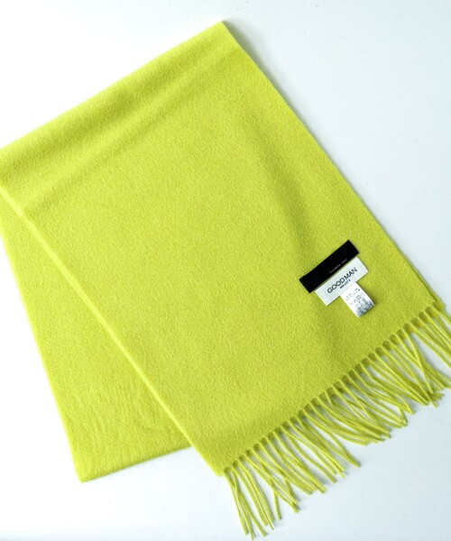 NOLLEY’S(ノーリーズ)の「カシミヤマフラー30(マフラー・メンズ・チャコールグレー/ライトブルー/ブラック/イエロー/ネイビー/パープル・FREE)」の18枚目の写真