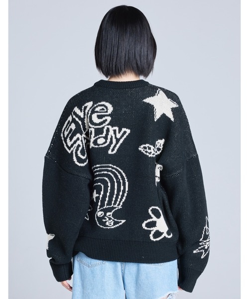 Little sunny bite（リトルサニーバイト）の「【RS】【Little Sunny Bite】little sunny bite x Humberto Cruz knit top（ニット/セーター・レディース・ブラック/ピンク/アイボリー・MEDIUM/SMALL）」の18枚目の写真