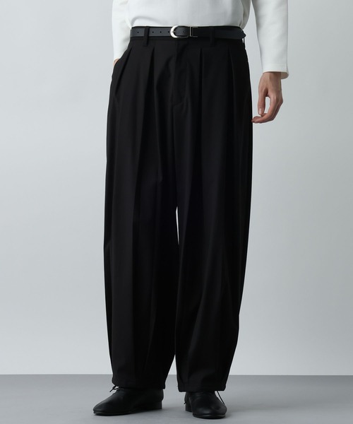 HARE(ハレ)の「【SET UP対応】YOSEコクーンパンツ(HARE)(その他パンツ・メンズ・ブラック/パープル/グレー系その他・MEDIUM/SMALL/FREE)」の2枚目の写真