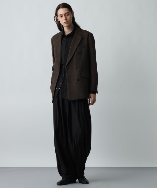 HARE(ハレ)の「【SET UP対応】YOSEコクーンパンツ(HARE)(その他パンツ・メンズ・ブラック/パープル/グレー系その他・MEDIUM/SMALL/FREE)」の6枚目の写真