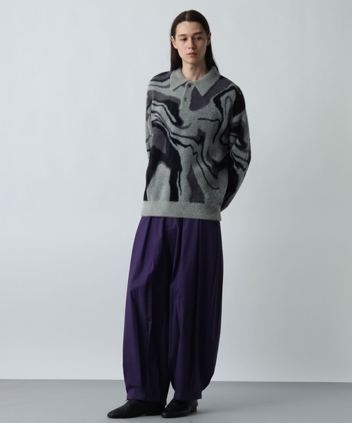 HARE(ハレ)の「【SET UP対応】YOSEコクーンパンツ(HARE)(その他パンツ・メンズ・ブラック/パープル/グレー系その他・MEDIUM/SMALL/FREE)」の9枚目の写真