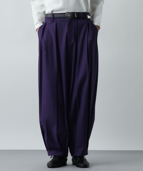 HARE(ハレ)の「【SET UP対応】YOSEコクーンパンツ(HARE)(その他パンツ・メンズ・ブラック/パープル/グレー系その他・MEDIUM/SMALL/FREE)」の18枚目の写真