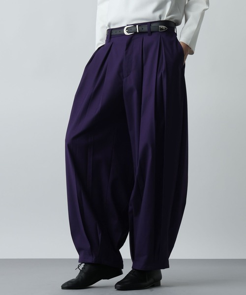 HARE(ハレ)の「【SET UP対応】YOSEコクーンパンツ(HARE)(その他パンツ・メンズ・ブラック/パープル/グレー系その他・MEDIUM/SMALL/FREE)」の19枚目の写真