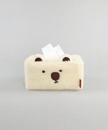 KIMHACHAN（キムハチャン）の「Fluffy Character Tissue Cover (L) - Kim Ha-chan（バス/トイレグッズ）」