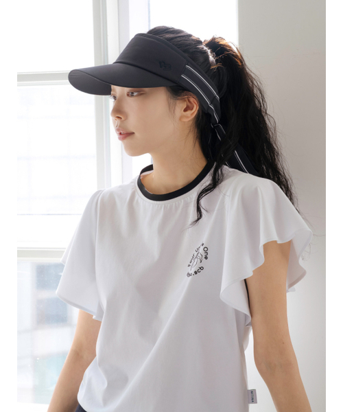 NITINA(ニティナ)の「フレアスリーブレス WH(Tシャツ/カットソー・レディース・ホワイト・SMALL/MEDIUM)」の3枚目の写真