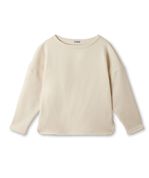 LA MARINE FRANCAISE(マリン フランセーズ)の「裏起毛ワイドプルオーバー(Tシャツ/カットソー・レディース・オフホワイト/グレー/ブラック・FREE)」の2枚目の写真