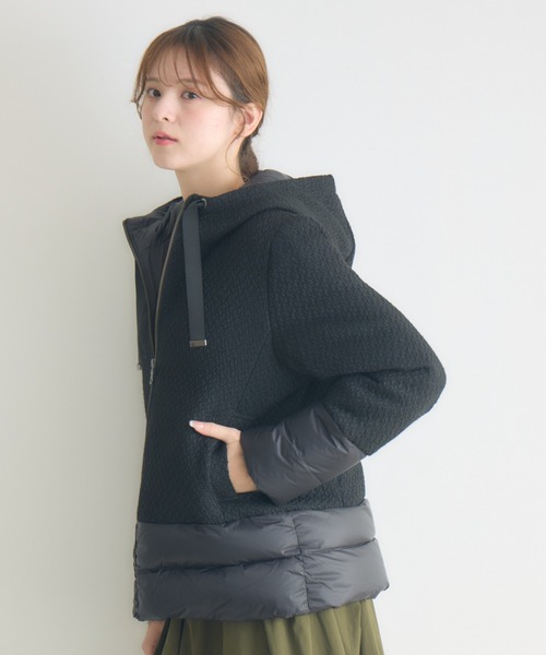 KATHARINE ROSS(キャサリンロス)の「【KATHARINE ROSS】ビクトリアダウンコート(ダウンジャケット/コート・レディース・ブラック/オフホワイト・MEDIUM)」の7枚目の写真