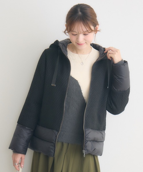 KATHARINE ROSS(キャサリンロス)の「【KATHARINE ROSS】ビクトリアダウンコート(ダウンジャケット/コート・レディース・ブラック/オフホワイト・MEDIUM)」の6枚目の写真