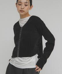 KBF | モールジャガードカーディガン(カーディガン/ボレロ)